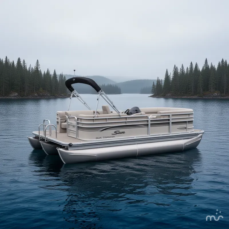 The Image of Sun Tracker Party Barge 16 DLX 2026 - 0