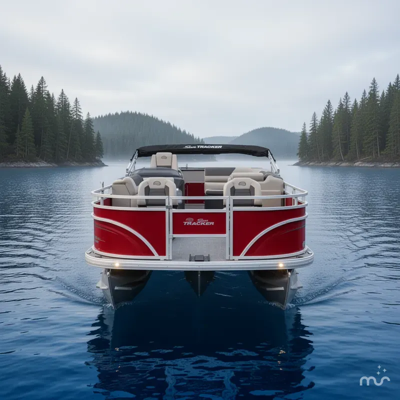 Slide: The Image of Sun Tracker Fishin' Barge 22 DLX 2026 - 1