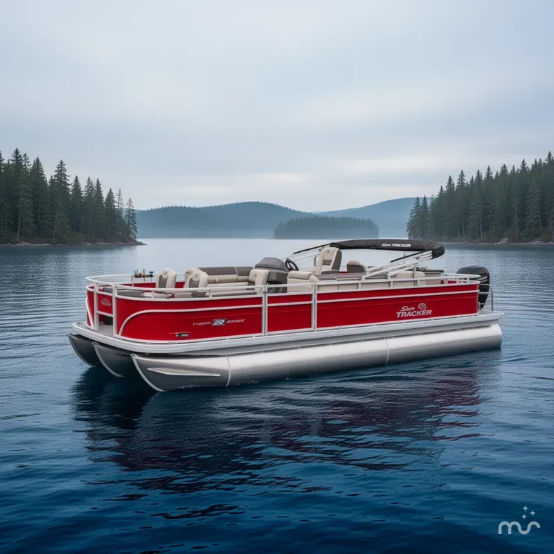 Slide: The Image of Sun Tracker Fishin' Barge 22 DLX 2026 - 4