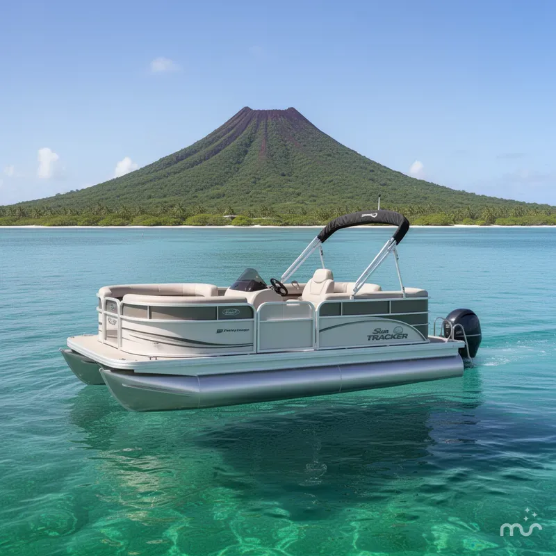 The Image of Sun Tracker Party Barge 16 DLX 2026 - 0