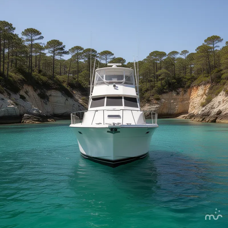 Slide: The Image of Bertram 42 Motor Yacht 1987 - 1