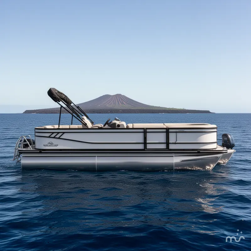 Slide: The Image of SunCatcher Select 20FC, 90hp SVHO Yamaha, Trailer 2025 - 2
