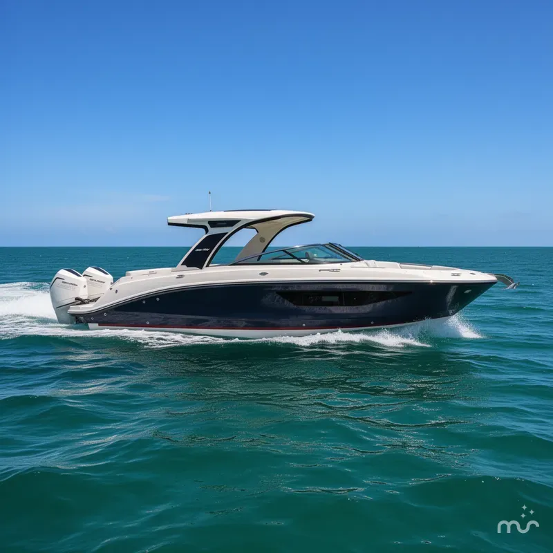 Slide: The Image of Sea Ray SLX 350 Outboard 2020 - 2