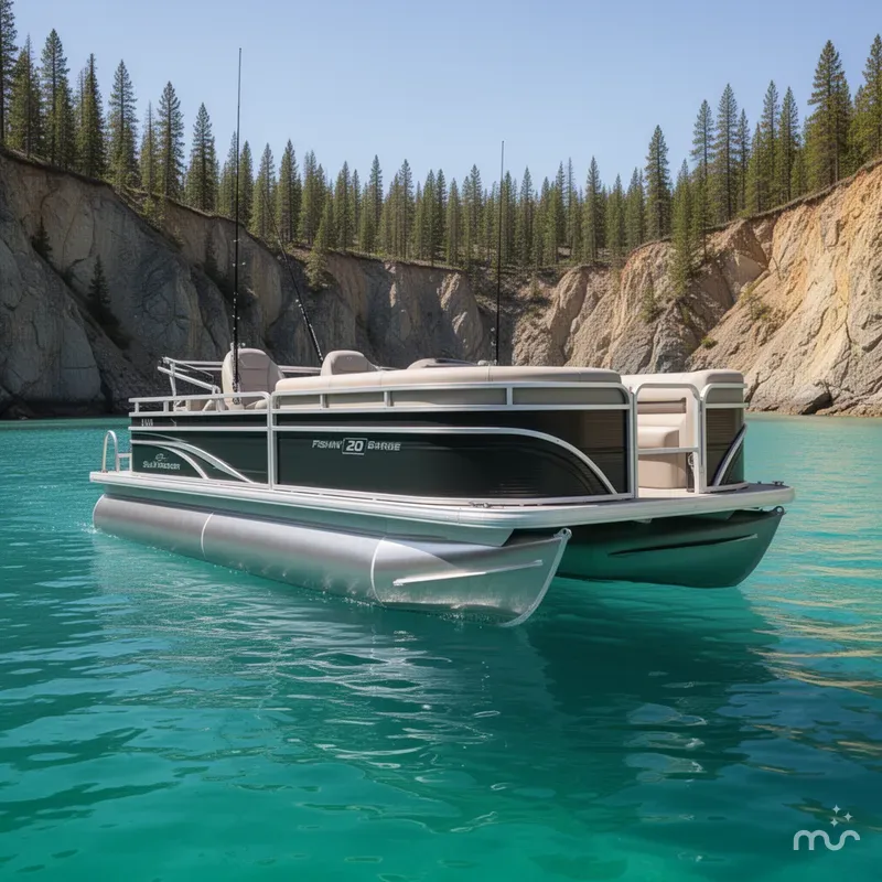 Slide: The Image of Sun Tracker Fishin' Barge 20 DLX 2026 - 2