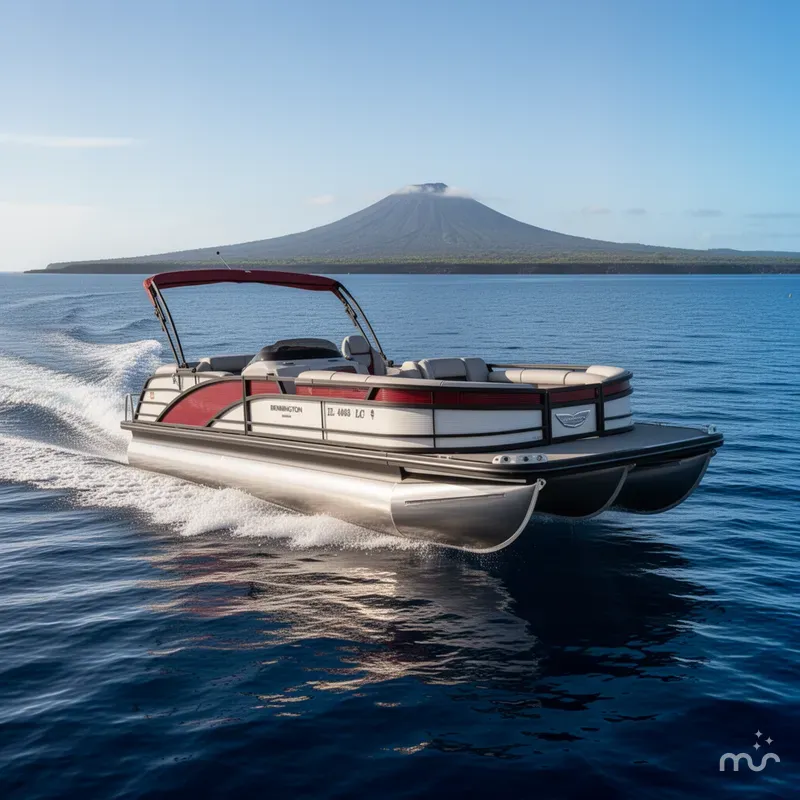 Slide: The Image of Bennington R 24 Quad Bench Bowrider 2022 - 4
