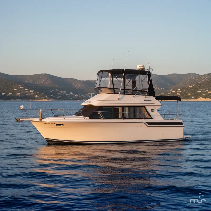 Slide: The Image of Carver Yachts 28 Command Bridge 1991 - 2