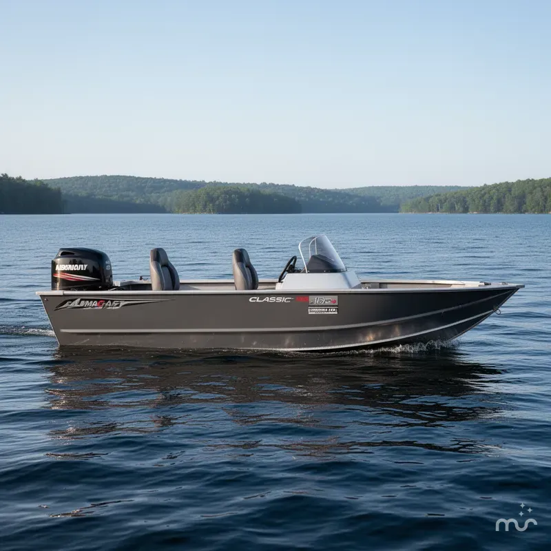 Slide: The Image of Alumacraft Classic 165 Side Console 2026 - 2