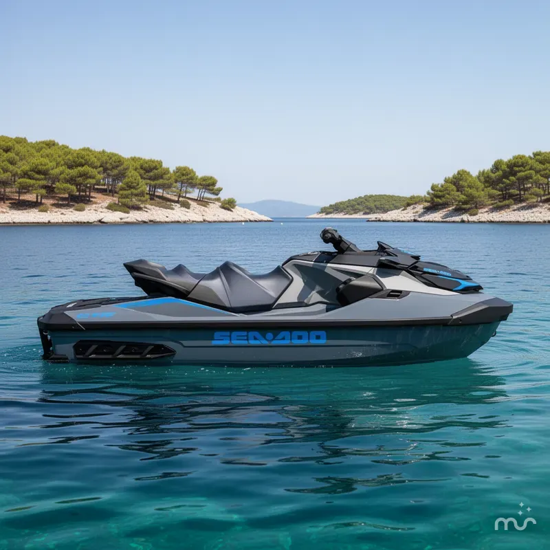 Slide: The Image of Sea-Doo GTX 230 Tech Package, audio, iDF, iBR 2025 - 2