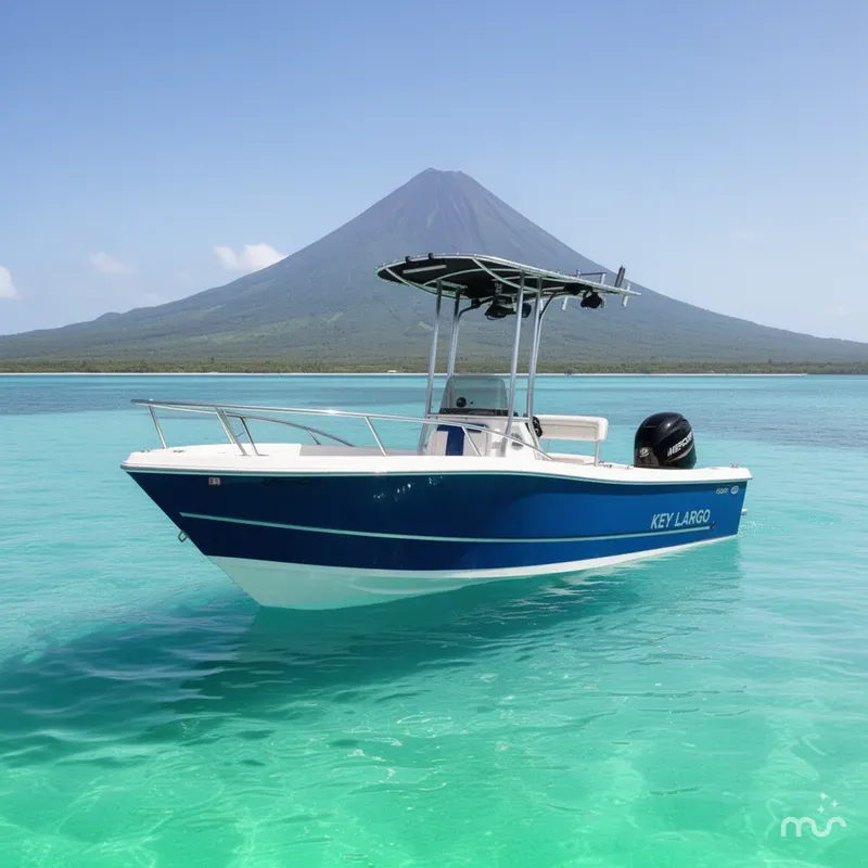 The Image of Key Largo 1800CC Fish W/ 115HP Mercury & Trailer Only 116hrs 2015 - 0