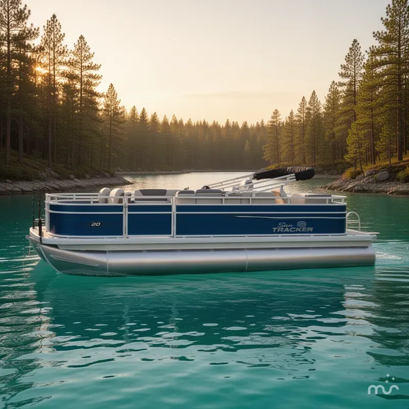 Slide: The Image of Sun Tracker Fishin' Barge 20 DLX 2026 - 2