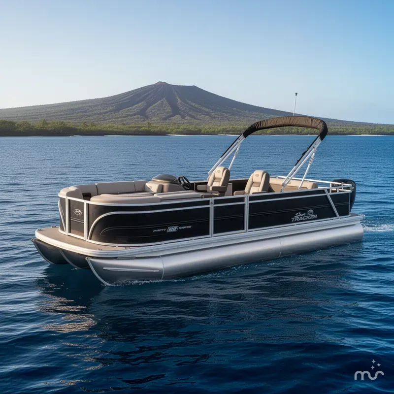 The Image of Sun Tracker Party Barge 22 RF DLX 2026 - 0