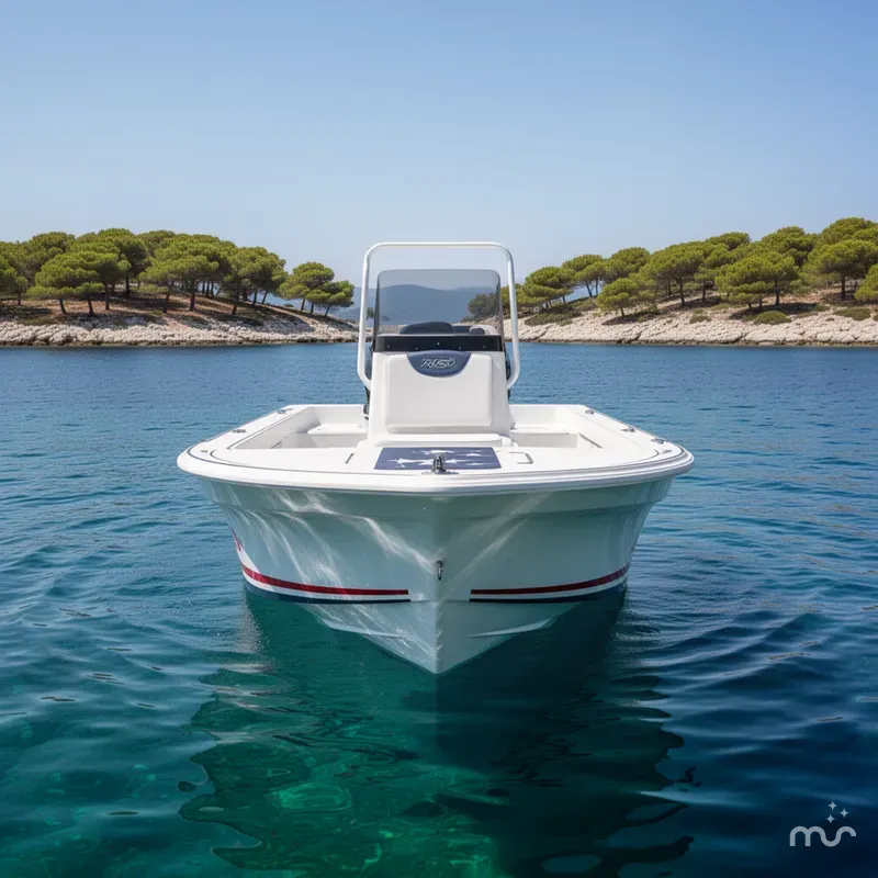 Slide: The Image of Mako 18 Pro Skiff Patriot Edition 2026 - 1