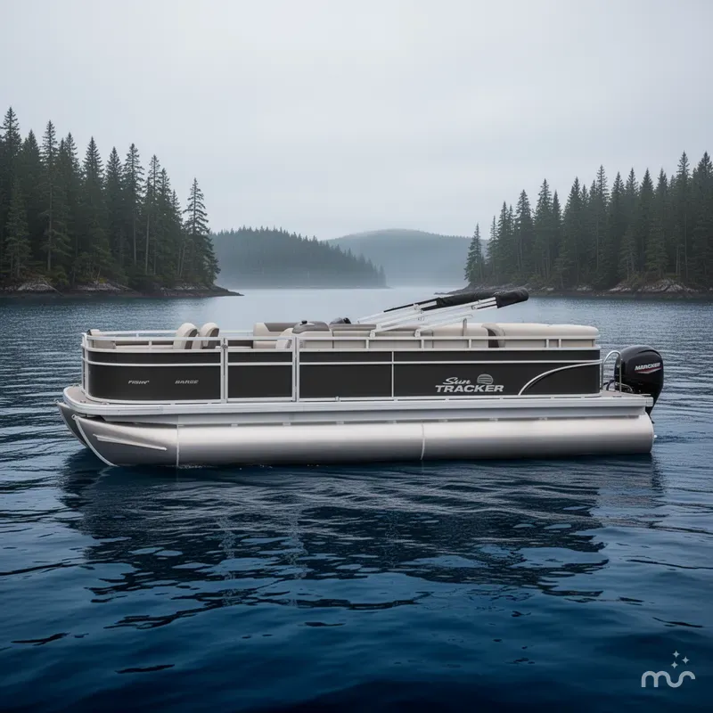 Slide: The Image of Sun Tracker Fishin' Barge 22 DLX 2026 - 2