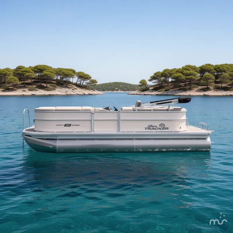 Slide: The Image of Sun Tracker Party Barge 20 DLX 2026 - 2