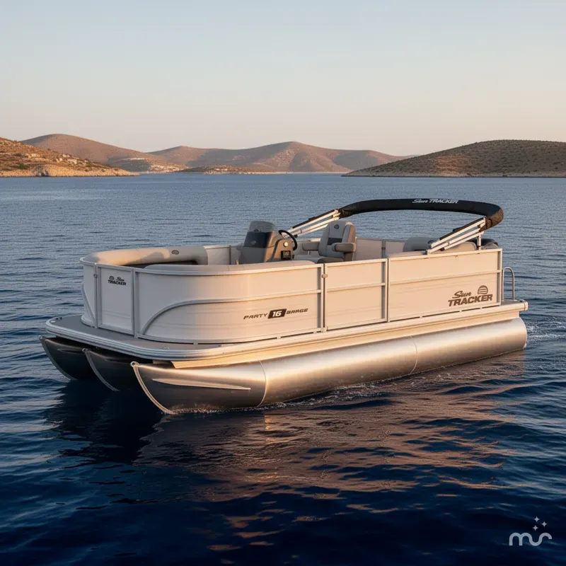 The Image of Sun Tracker Party Barge 16 DLX 2026 - 0