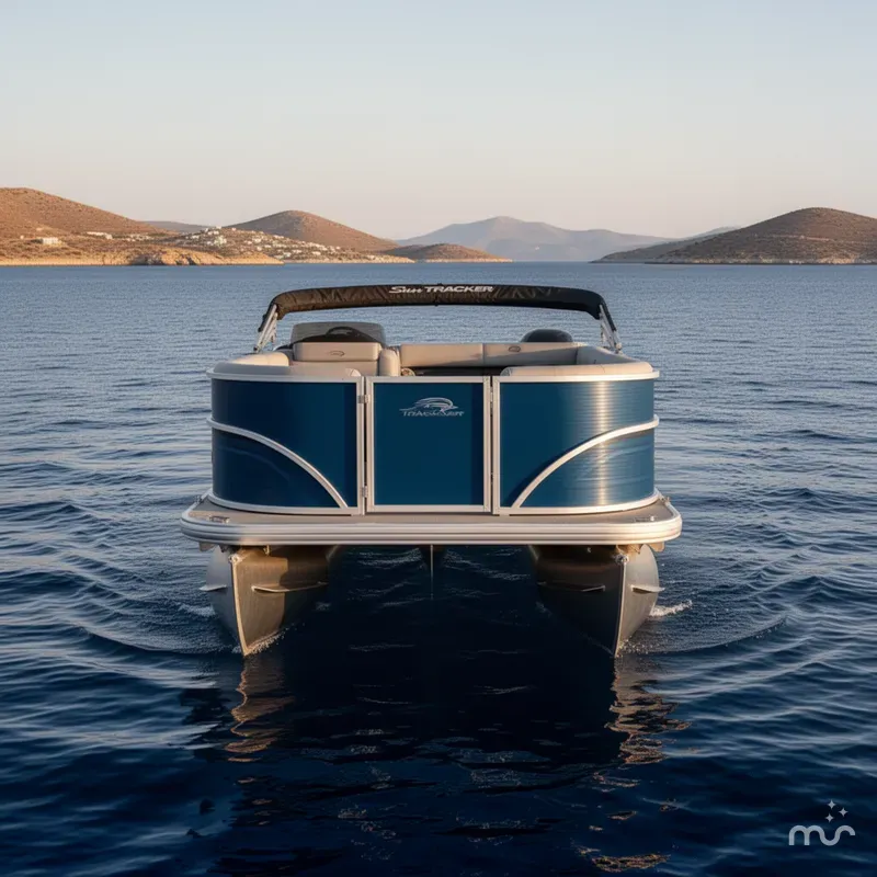 Slide: The Image of Sun Tracker Party Barge 16 DLX 2026 - 3