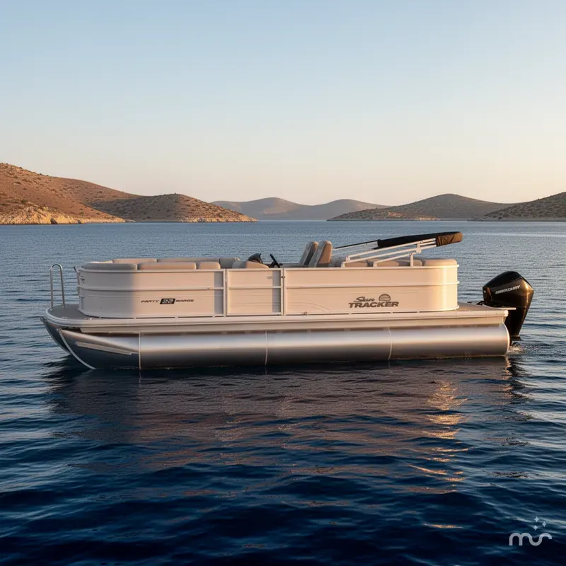 Slide: The Image of Sun Tracker Party Barge 22 XP3 2026 - 2