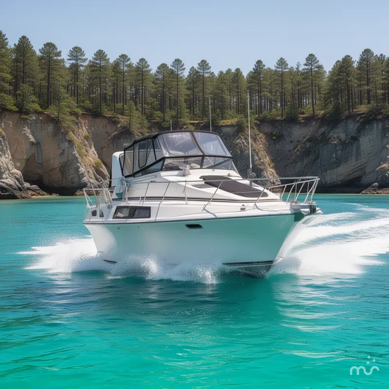 Slide: The Image of Carver Yachts 3297 Mariner 1986 - 2