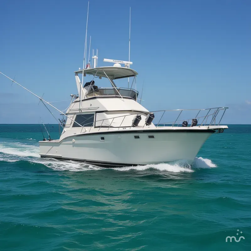 The Image of Hatteras 45 Convertible 1985 - 0
