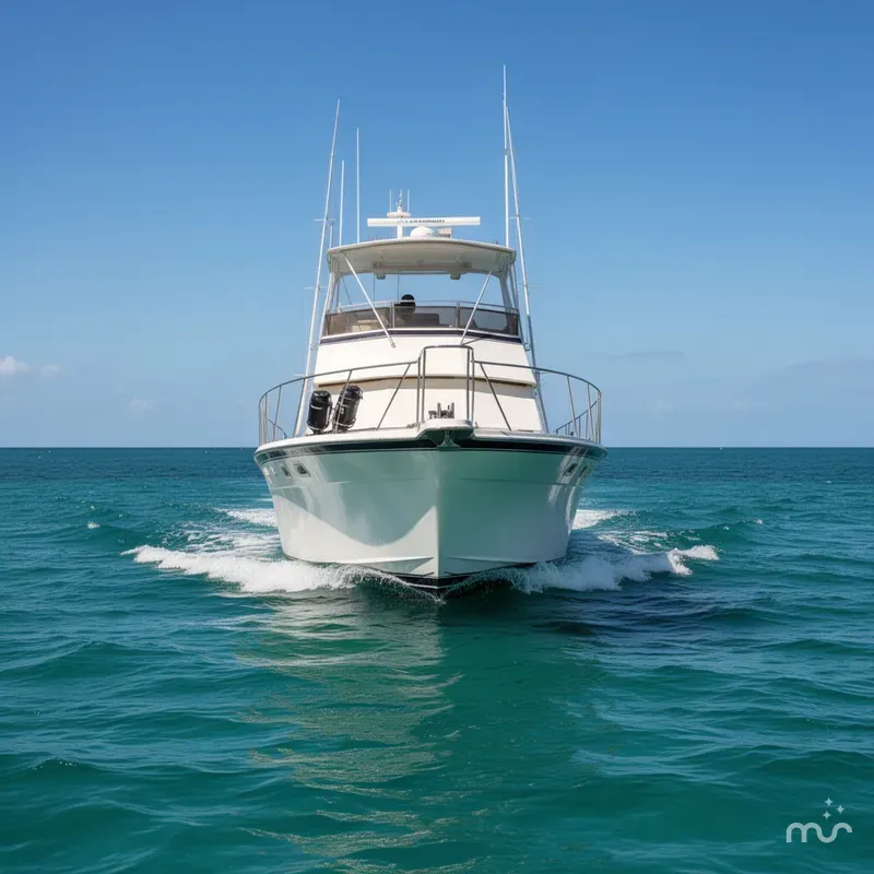Slide: The Image of Hatteras 45 Convertible 1985 - 1