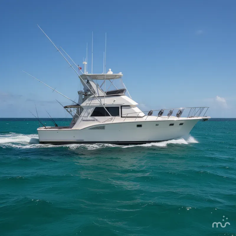 Slide: The Image of Hatteras 45 Convertible 1985 - 2