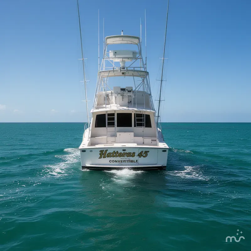 Slide: The Image of Hatteras 45 Convertible 1985 - 3