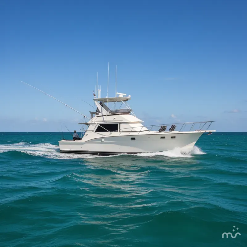 Slide: The Image of Hatteras 45 Convertible 1985 - 4