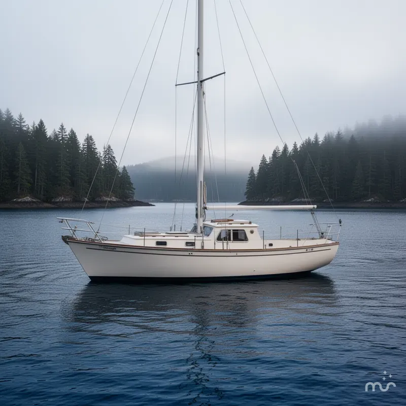 Slide: The Image of Pacific Seacraft 31 1978 - 2