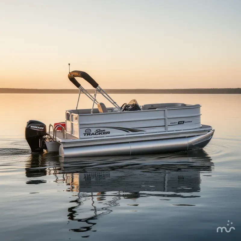 The Image of Sun Tracker Party Barge 16 DLX 2026 - 0