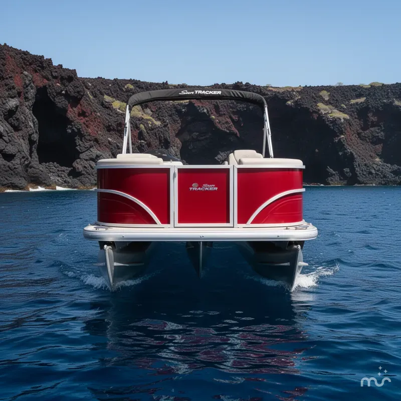 Slide: The Image of Sun Tracker Party Barge 22 DLX 2026 - 1