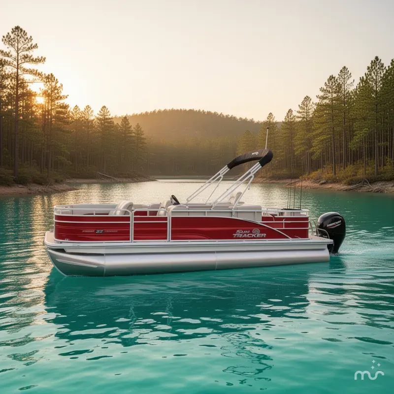 Slide: The Image of Sun Tracker Fishin' Barge 22 DLX 2026 - 2