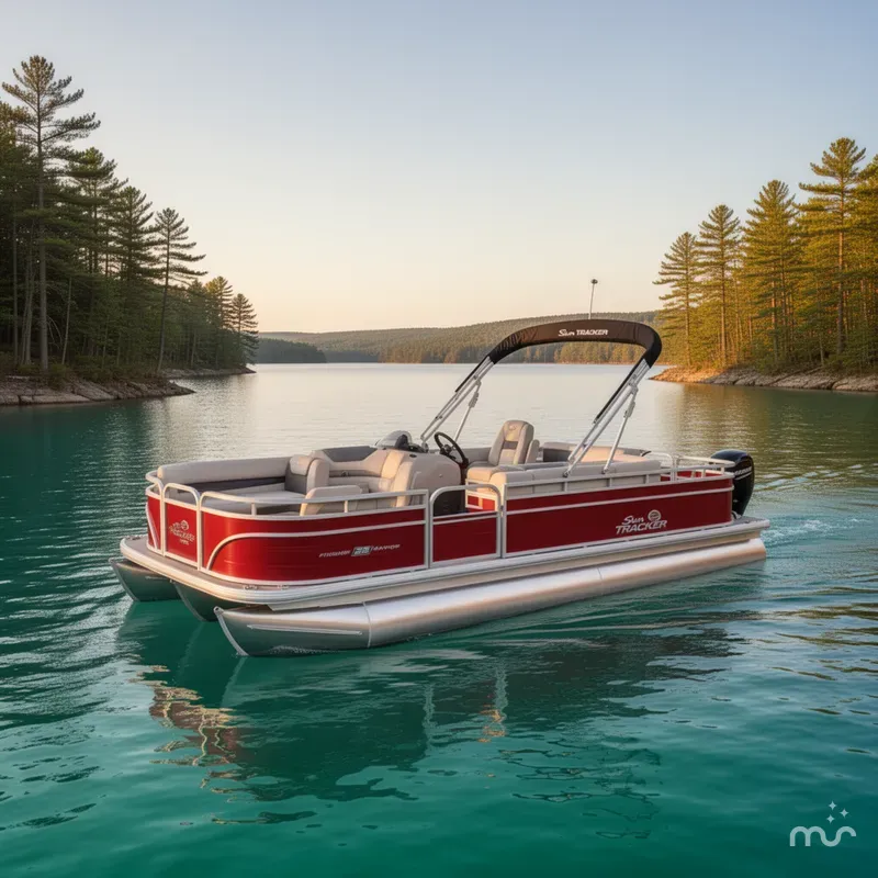 Slide: The Image of Sun Tracker Fishin' Barge 22 DLX 2026 - 4