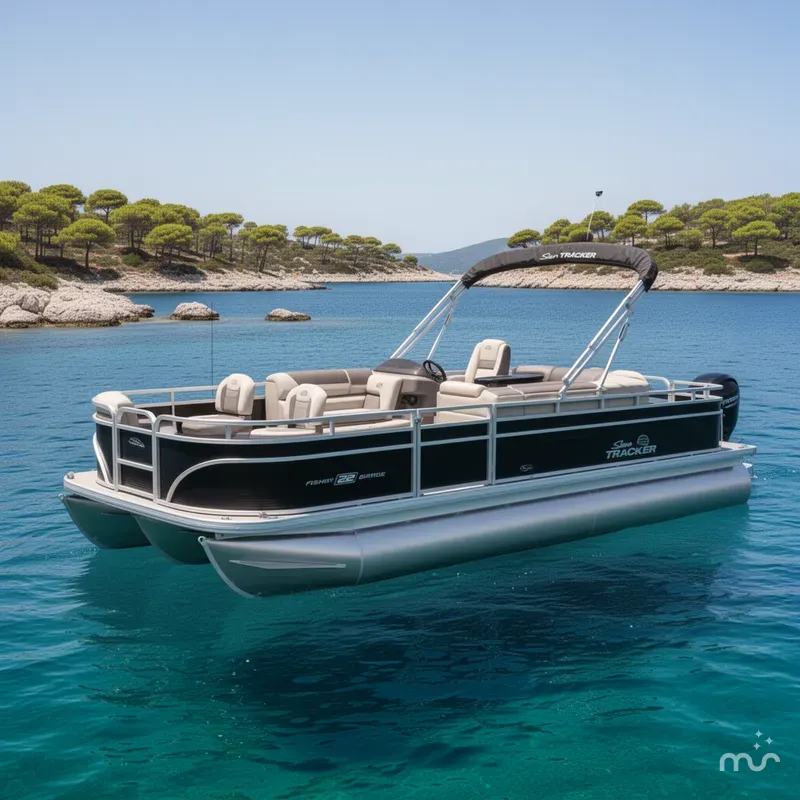 The Image of Sun Tracker Fishin' Barge 22 DLX 2026 - 0
