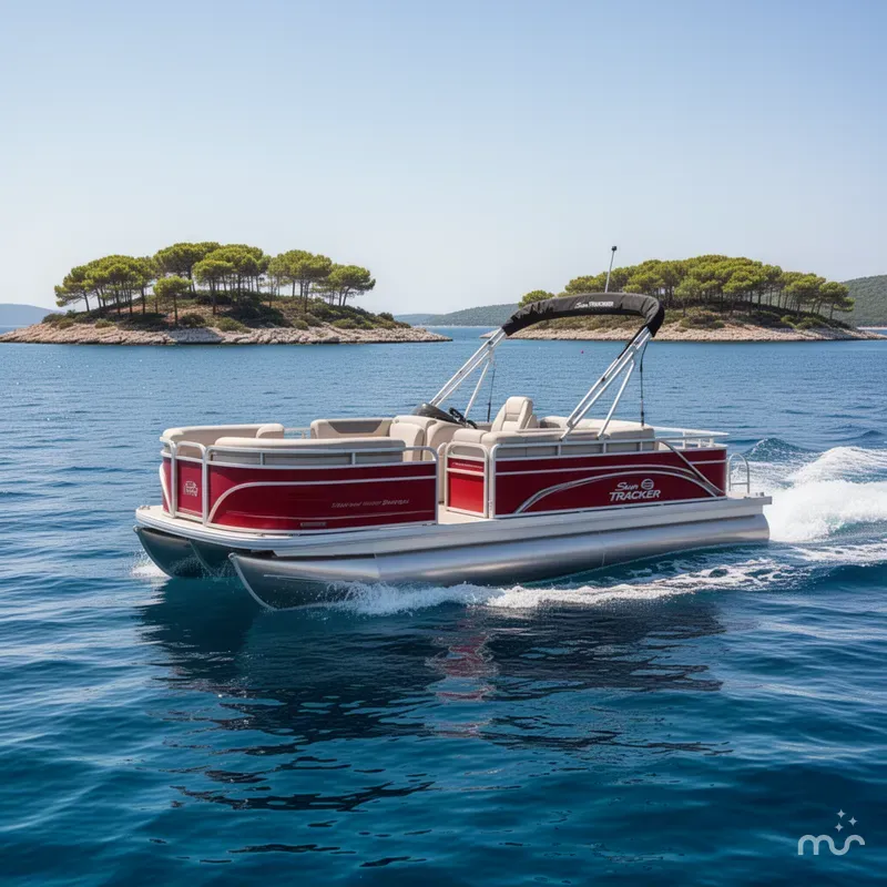 Slide: The Image of Sun Tracker Fishin' Barge 22 DLX 2026 - 4