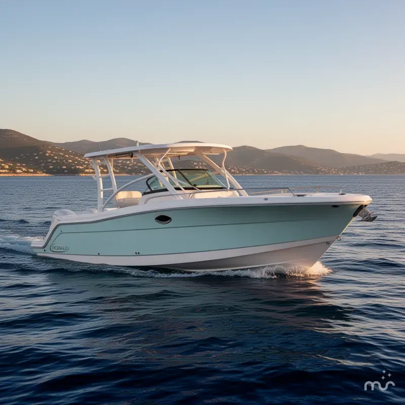 Slide: The Image of Robalo R317 Dual Console 2019 - 2