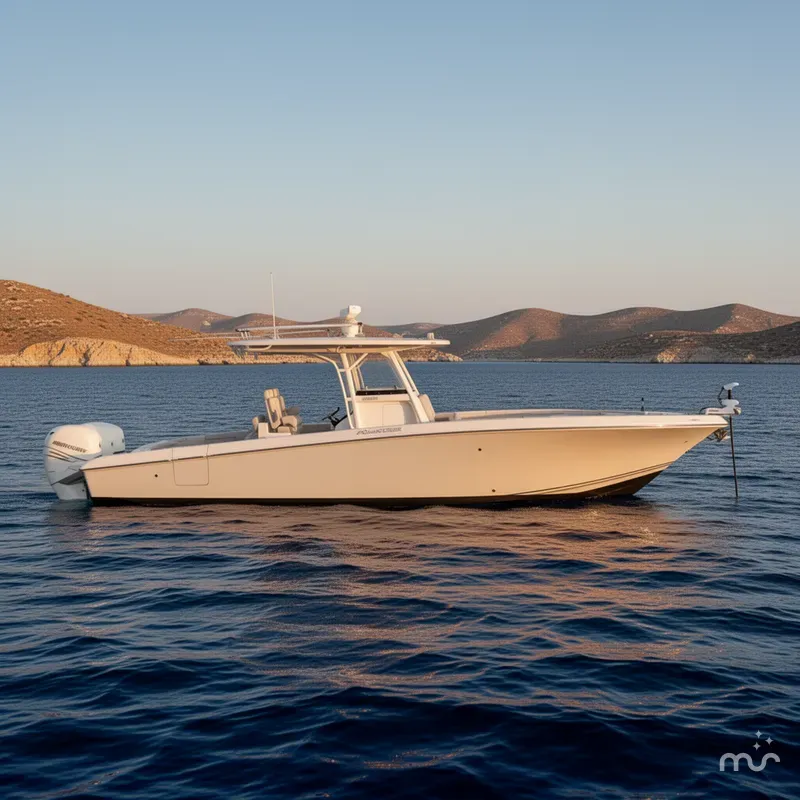Slide: The Image of Fountain 38 Center Console 2021 - 2