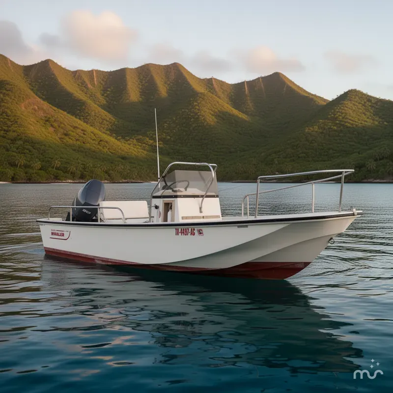 Slide: The Image of Boston Whaler 17 Montauk 1983 - 2