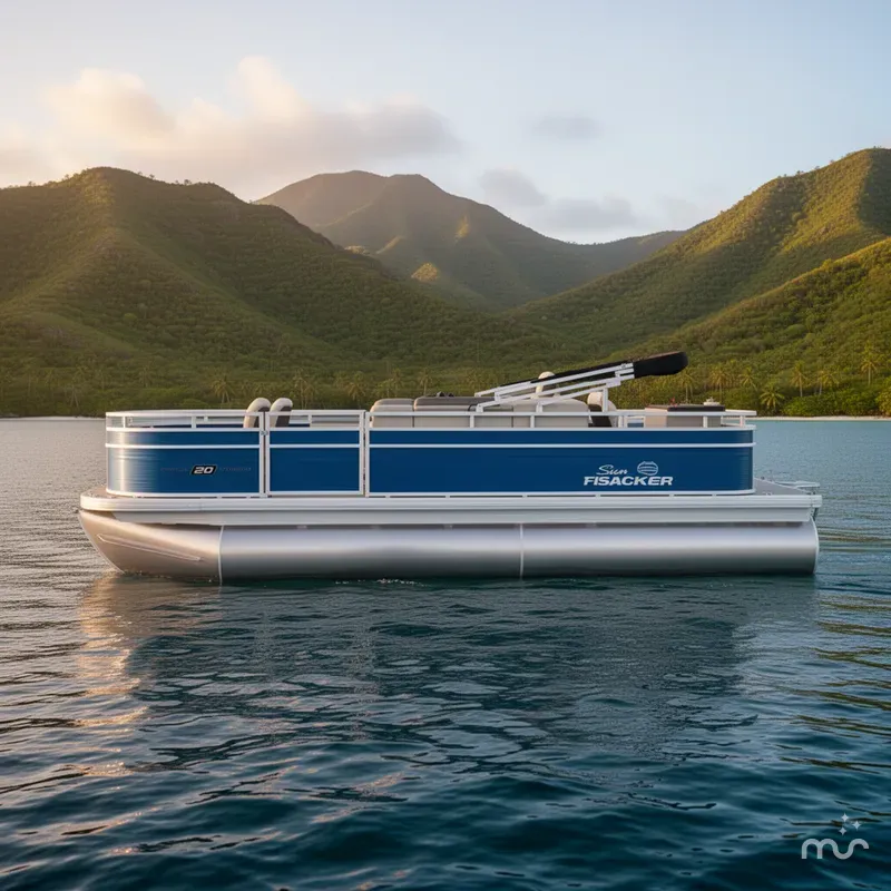 Slide: The Image of Sun Tracker Fishin' Barge 20 DLX 2026 - 2