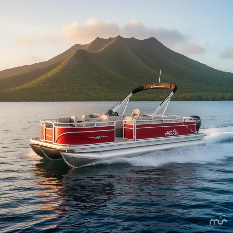 Slide: The Image of Sun Tracker Fishin' Barge 22 DLX 2026 - 4