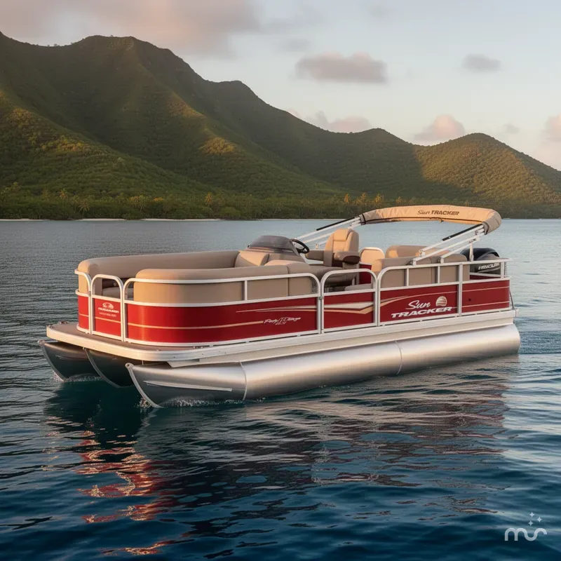 The Image of Sun Tracker Party Barge 18 DLX 2025 - 0