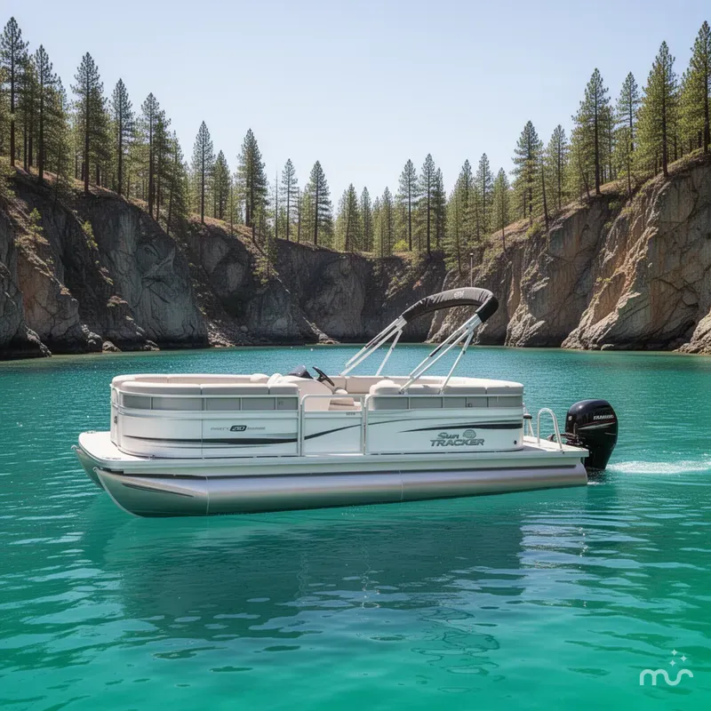 The Image of Sun Tracker Party Barge 20 DLX 2026 - 0
