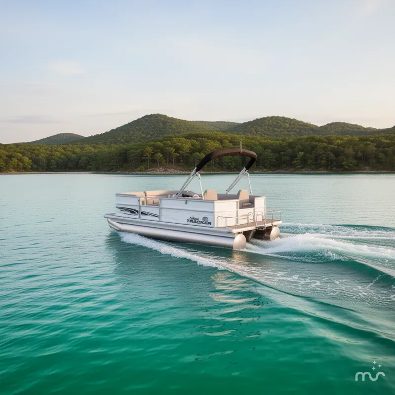 Slide: The Image of Sun Tracker Party Barge 16 DLX 2026 - 4