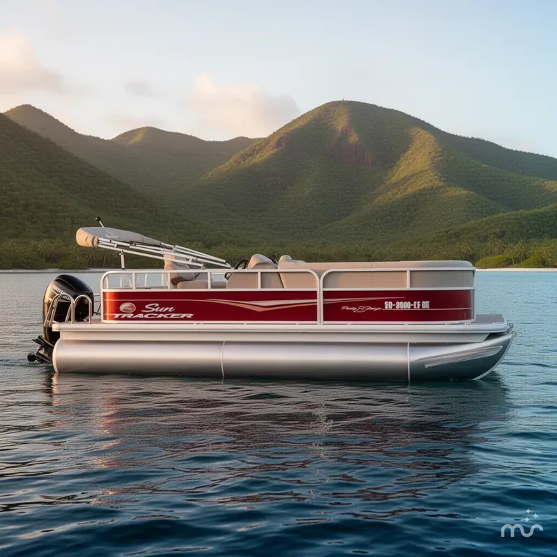 Slide: The Image of Sun Tracker Party Barge 2024 - 2