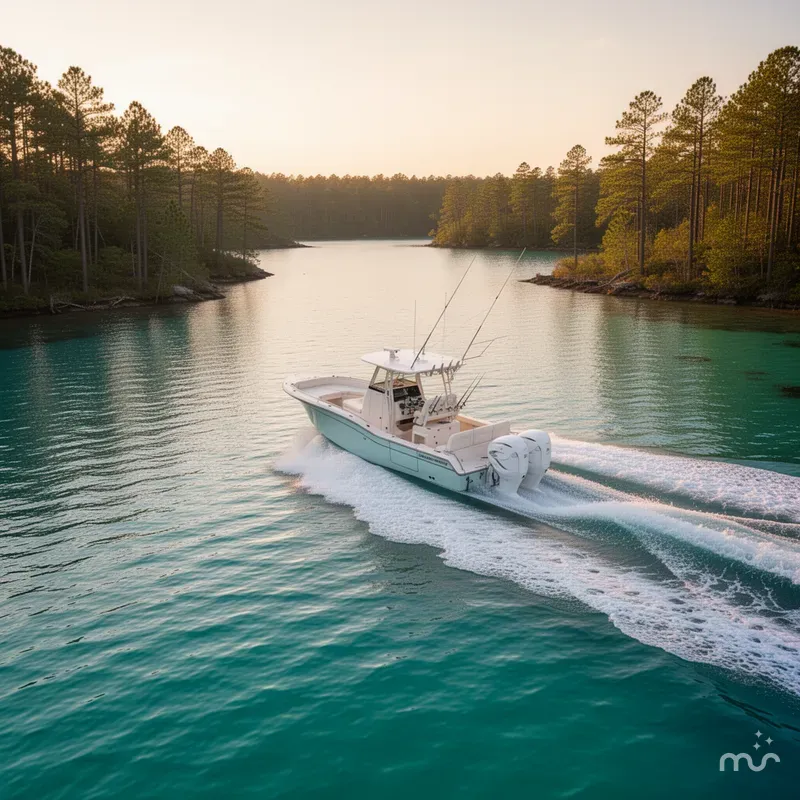 Slide: The Image of Grady-White 281 Coastal Explorer 2026 - 2