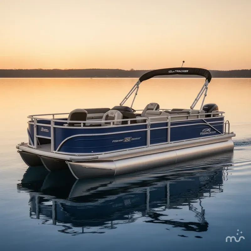 Slide: The Image of Sun Tracker Fishin' Barge 20 DLX 2026 - 2