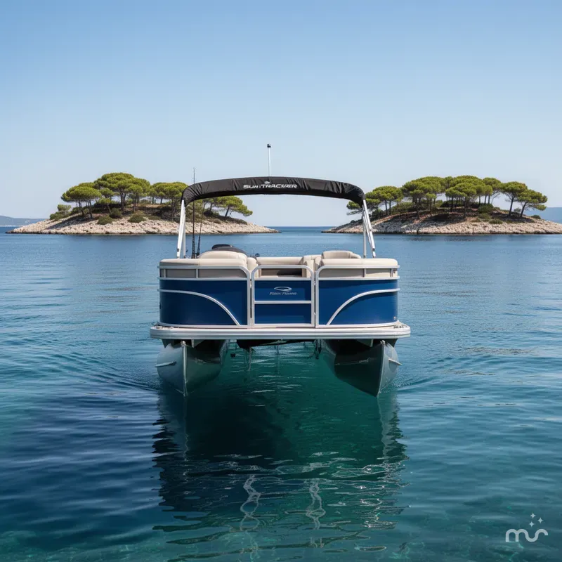 Slide: The Image of Sun Tracker Fishin' Barge 20 DLX 2026 - 1