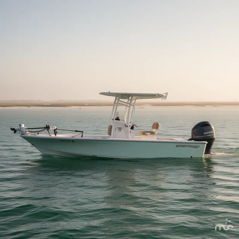 Slide: The Image of Sportsman Masters 227 Bay Boat 2021 - 2