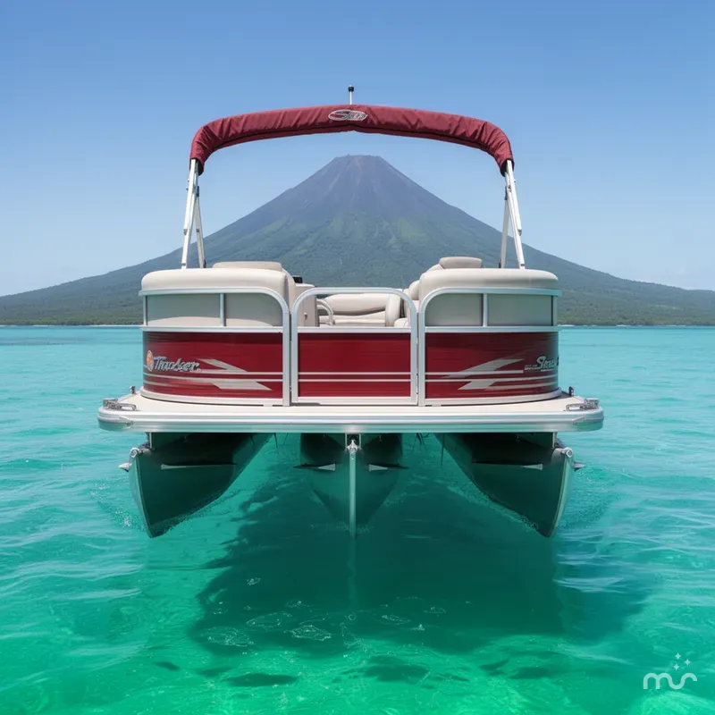 Slide: The Image of Sun Tracker Party Barge 20 DLX 2014 - 1