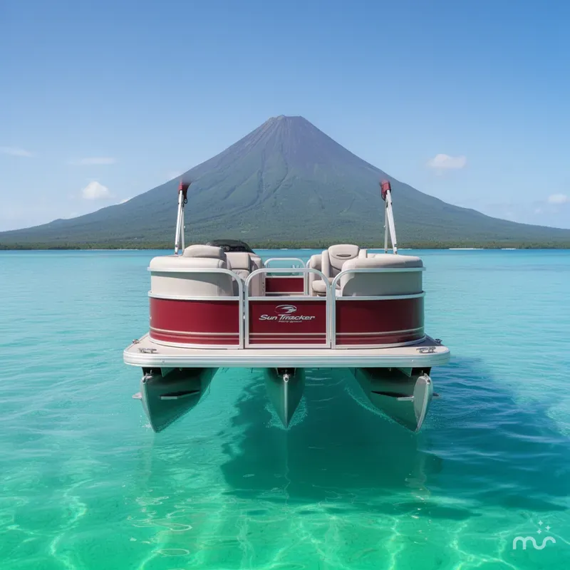 Slide: The Image of Sun Tracker Party Barge 20 DLX 2014 - 3