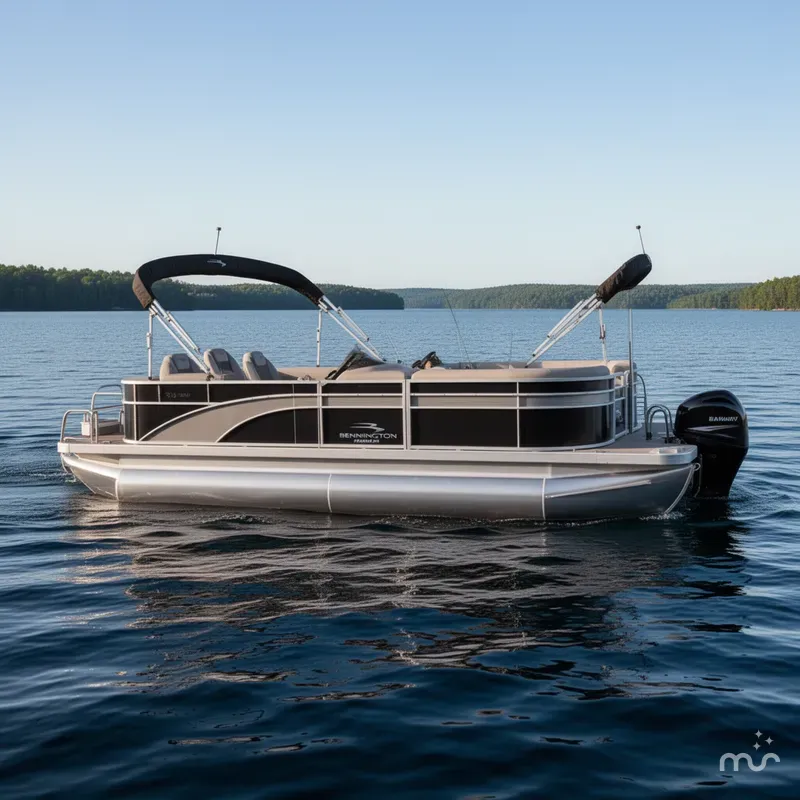 Slide: The Image of Bennington 20 SSNPX Family/Fishing Pontoon w/ VMAX 90 SHO (In Stock) 2020 - 0
